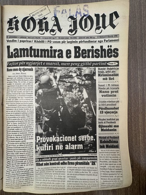 Koha Jonë 1998-07-08